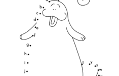 ABC Connect The Dots Worksheet Doozy Moo