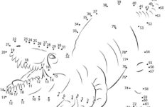 Aggressive Dinosaur Dot To Dot Printable Worksheet Connect The Dots