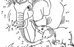 ANIMALS Dot To Dot ELEPHANTS Dot To Dot Game Dots Game Connect The