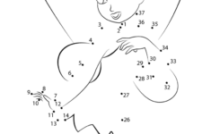 Beautiful Tinkerbell Dot To Dot Printable Worksheet Connect The Dots