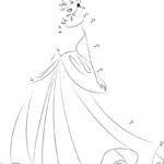 Cinderella Disney Princess Dot To Dot Printable Worksheet Connect The