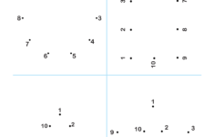 CONNECT DOTS FROM 1 TO 10 Shapes Worksheet Kindergarten Shape