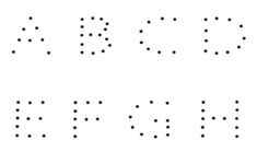 Connect The Dots Alphabets A To H Worksheet Dot To Dots Page Dot