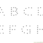 Connect The Dots Alphabets A To H Worksheet Dot To Dots Page Dot