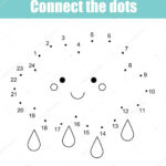 Connect The Dots By Numbers Children Educational Game Printable