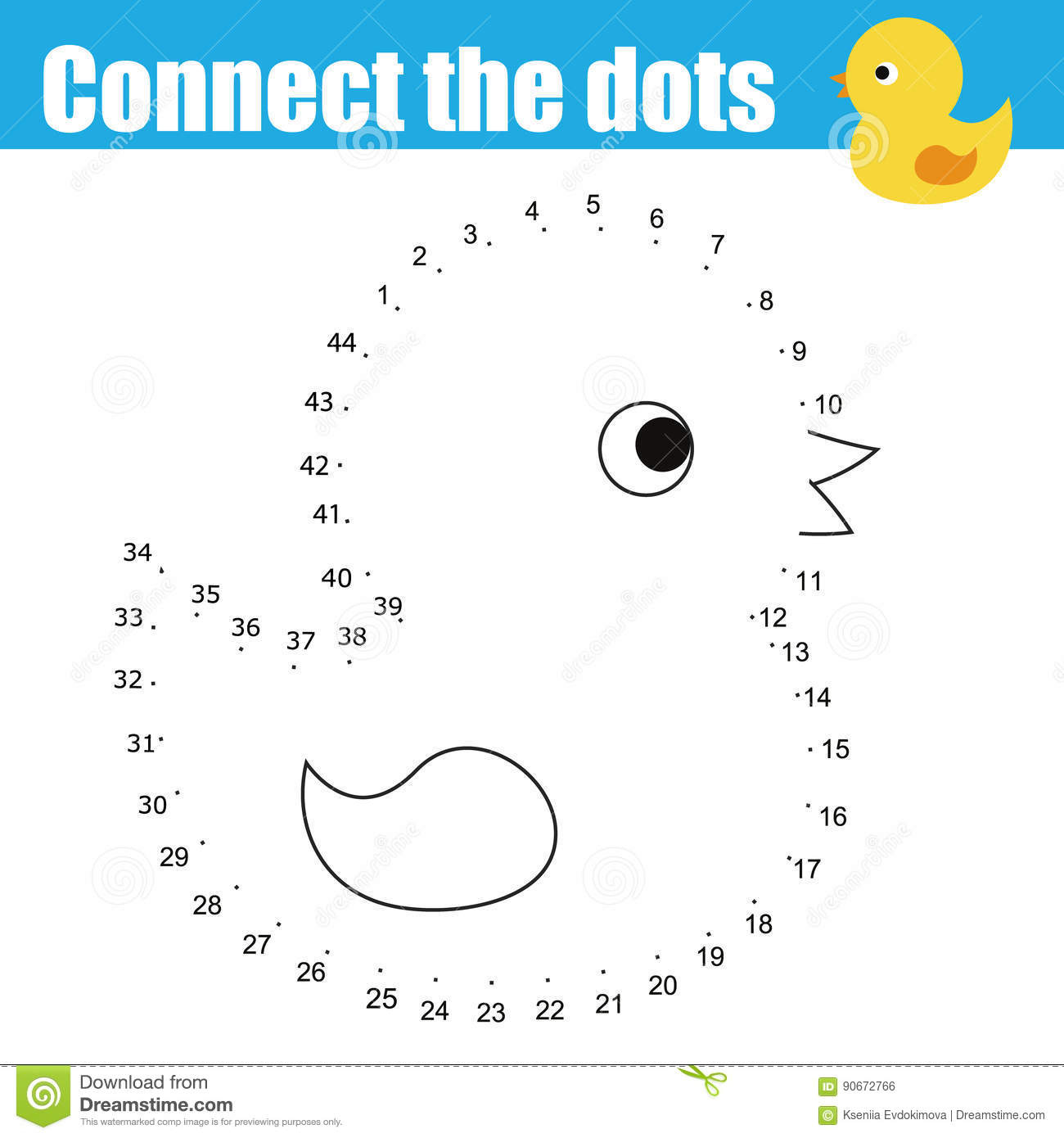 Numbers Connect The Dots Connect The Dots Printable