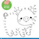 Connect The Dots By Numbers Educational Game For Children And Kids