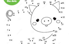 Connect The Dots By Numbers Educational Game For Children And Kids