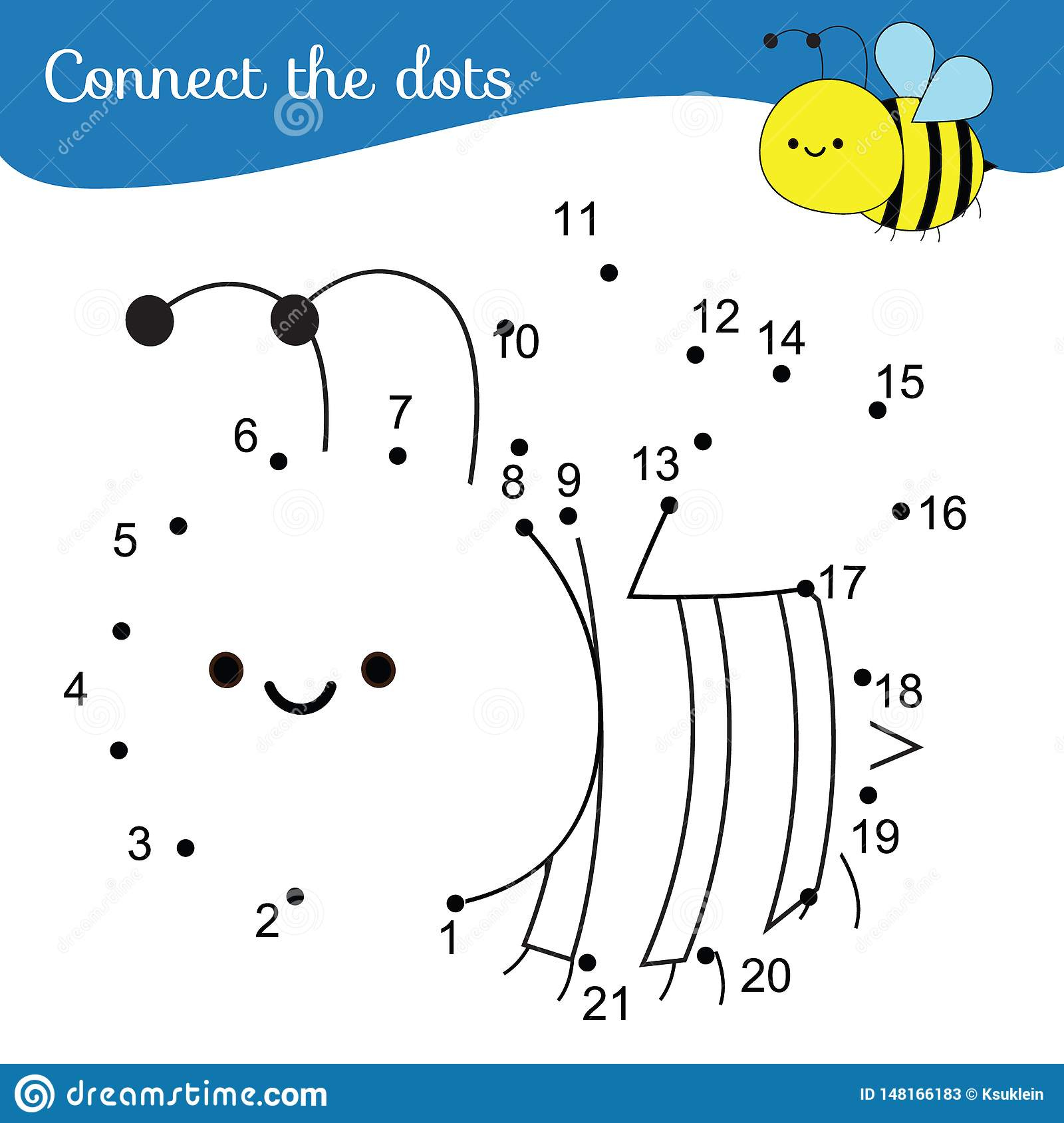 Connect The Dots Dot To Dot By Numbers Activity For Kids And Toddlers 