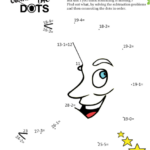 Connect The Dots Moon Math Worksheet For Grade 1 Free Printable