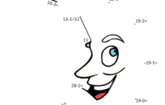 Connect The Dots Moon Math Worksheet For Grade 1 Free Printable