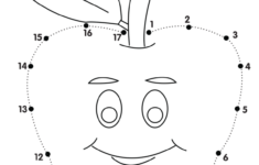 CONNECT THE DOTS Preschool Apple Worksheets Free Preschool