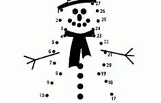 Connect The Dots Snowman KIWI Magazine