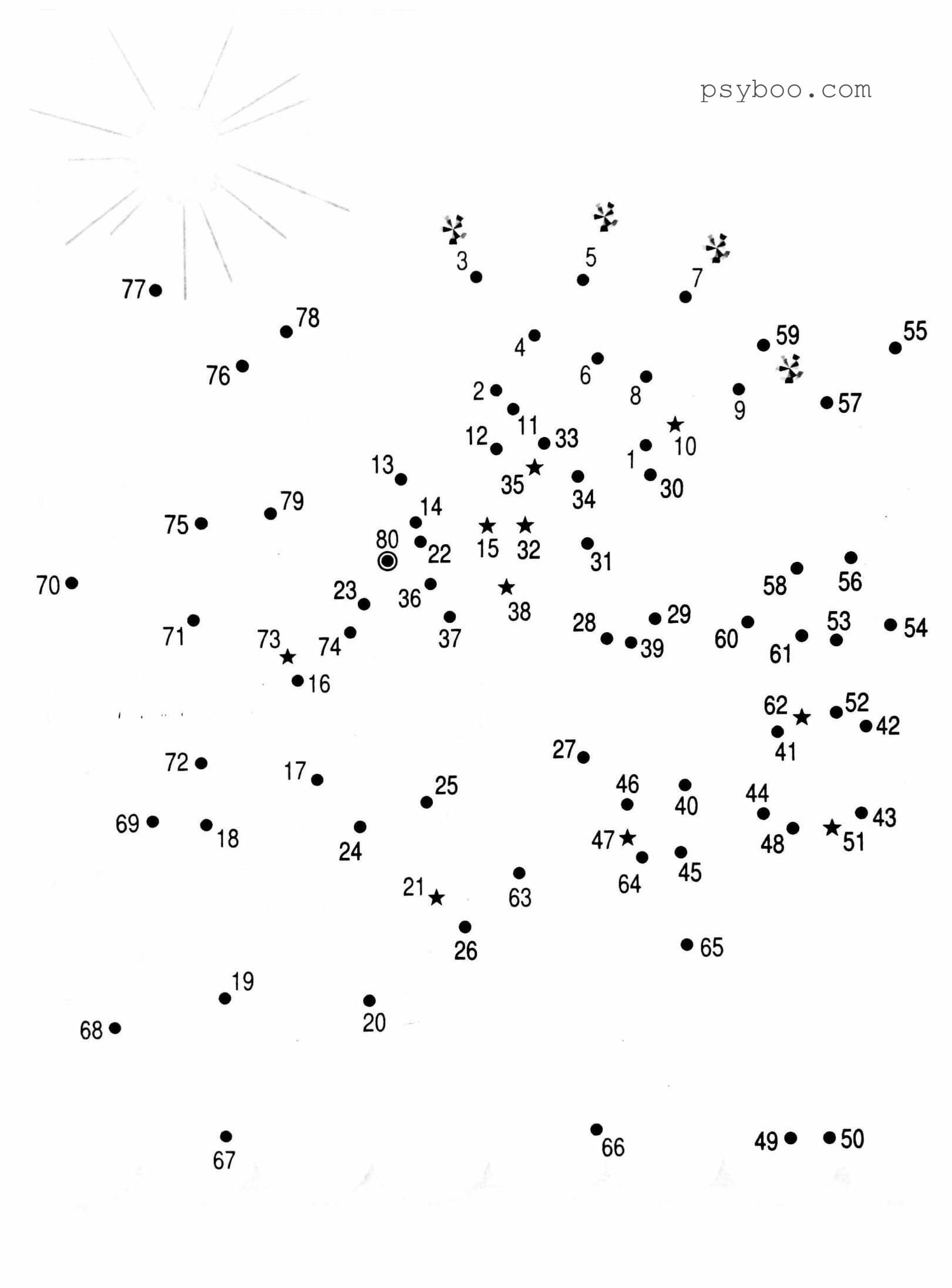 Connect The Dots Worksheet From 1 90 PDF Free Download Print 2020