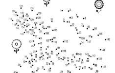 Difficult Insects Dot To Dot By Number 1 200 Free Color Sheets PDF