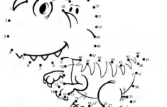 Dinosaur Dot To Dot Coloring Pages Coloring Home
