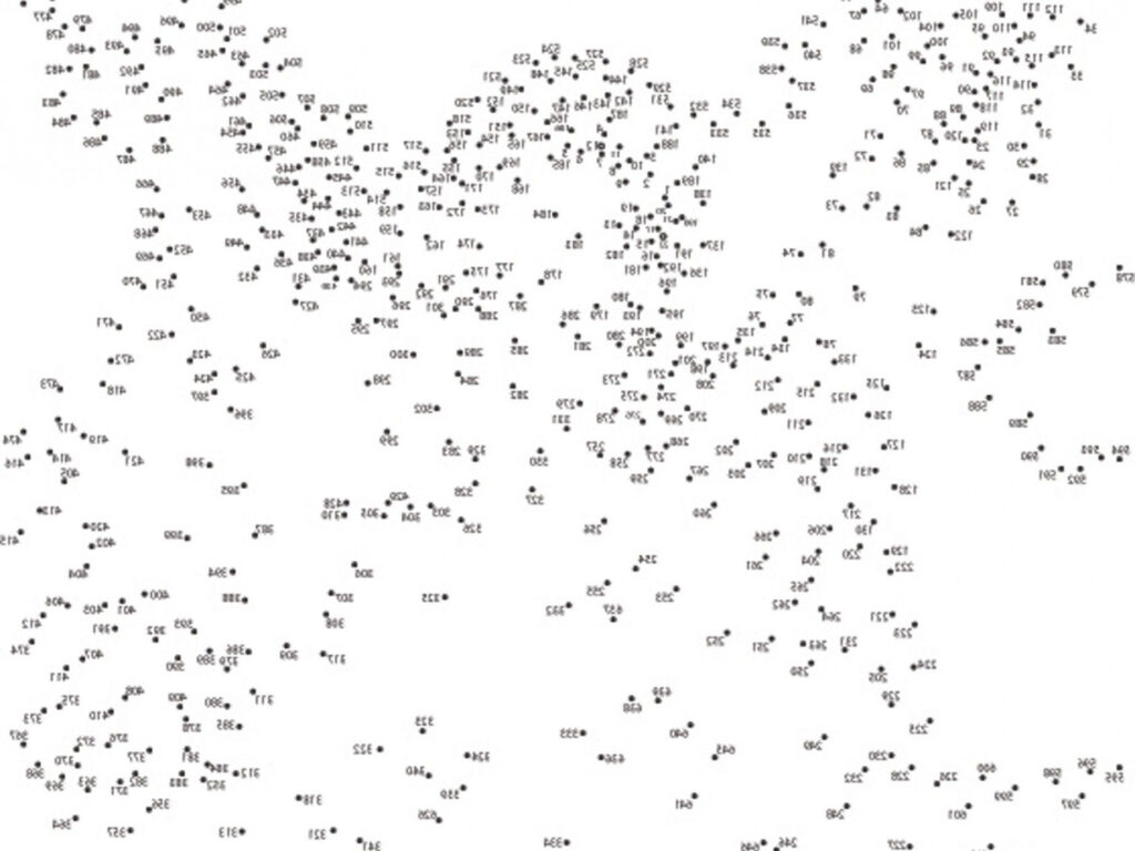 Dot To Dot Printables 1000 Dots Hawk | Dot To Dot Printables, Hard