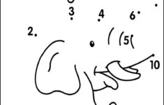 Dot To Dot Worksheets With Numbers For Preschoolers beginner Crafts