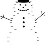 Dot To Dots Winter Activity Page Snowman Winter Activities Winter