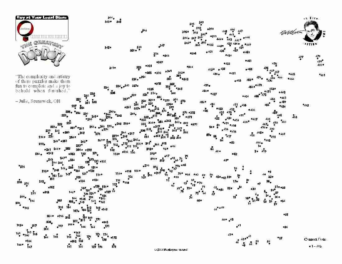 Downloadable Dot To Dot Puzzles Connect The Dots For Adults Free 