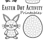 Easter Dot Activity Printables Easter Crafts Preschool Easter