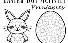 Easter Dot Activity Printables Easter Crafts Preschool Easter