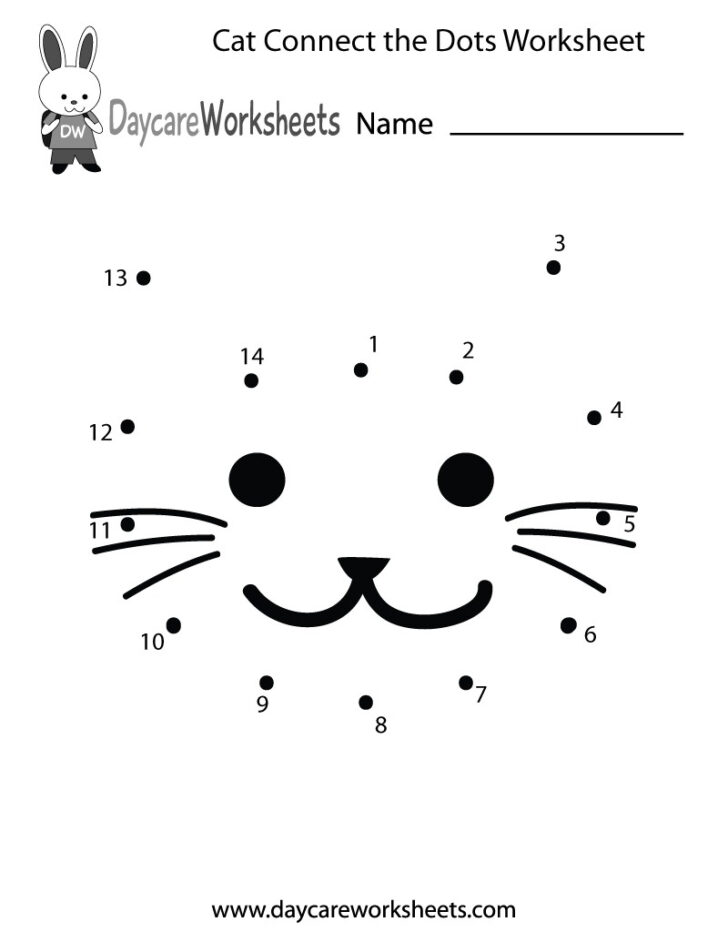 Simple Dot To Dot Worksheets