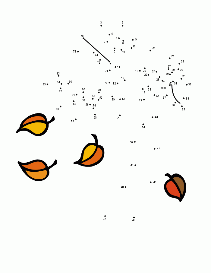 Fall Tree Dot to Dots Puzzle Dot To Dot Puzzles Printable Worksheets 