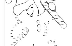 Free Christmas Connect The Dots Worksheets Printable Free Printable