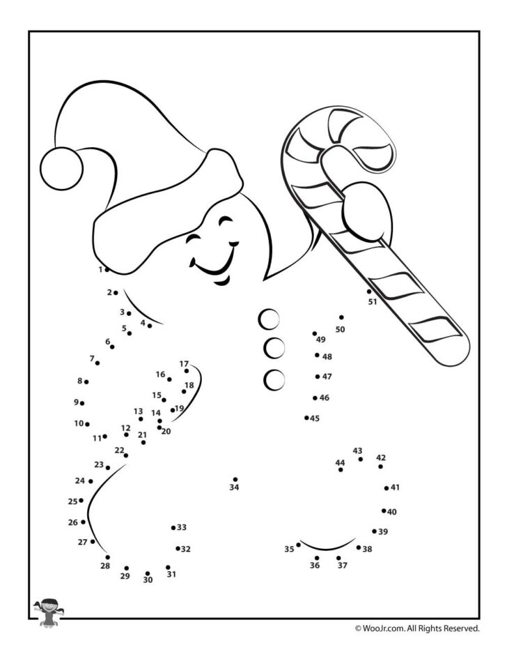 Free Printable Connect The Dots Christmas Worksheets