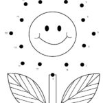 Free Online Printable Kids Games Flower Dot To Dot Dot Worksheets