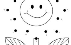 Free Online Printable Kids Games Flower Dot To Dot Dot Worksheets