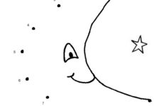Free Online Printable Kids Games Moon Dot To Dot Dot Worksheets