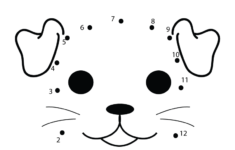 Free Preschool Dog Connect The Dots Worksheet