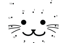 Free Printable Cat Connect The Dots Worksheet For Preschool