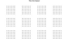 Free Printable Dots And Boxes Game Boards Play The Dot Game