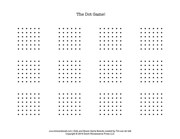 Dots And Boxes Game Template