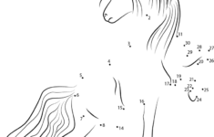 Free Unicorn Dot To Dot Printable Worksheet Connect The Dots