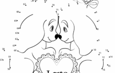 Get This Printable Valentine Dot To Dot Coloring Pages EK1HU