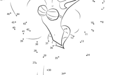 Happy Ariel Dot To Dot Printable Worksheet Connect The Dots