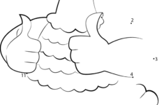 Happy Thanksgiving Turkey Dot To Dot Printable Worksheet Connect The Dots