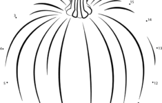 Huge Pumpkin Dot To Dot Printable Worksheet Connect The Dots