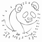Kindergarten Connect The Dots Worksheet Panda Craft Connect The Dots