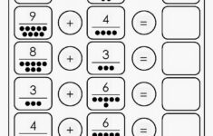 Kindergarten Worksheets Maths Worksheets Addition With Dots Worksheets 3
