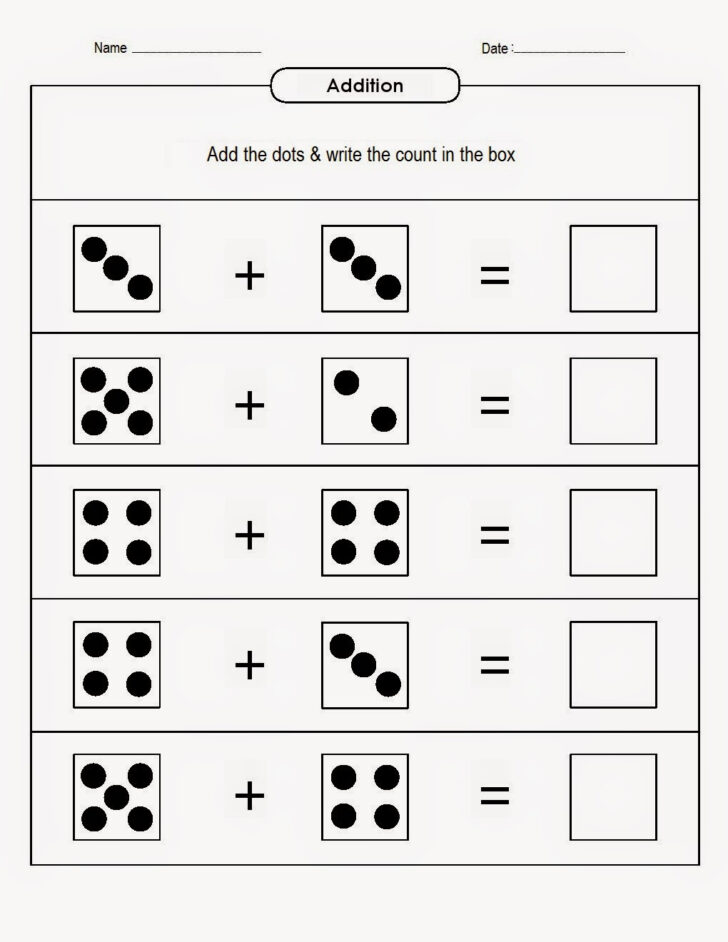 Math Dots Worksheet