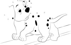 Little Dog Dot To Dot Printable Worksheet Connect The Dots
