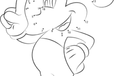 Mickey Mouse Tell Something Dot To Dot Printable Worksheet Connect