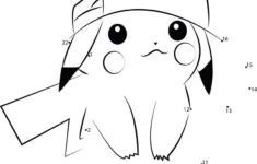 Pikachu Dot To Dot Printable Worksheet Connect The Dots