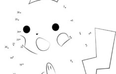 Pikachu The Pokemon Connect Dots Connect Dots Pokemon Pokemon