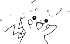 Pokemon Pikachu Dot To Dot Printable Worksheet Connect The Dots